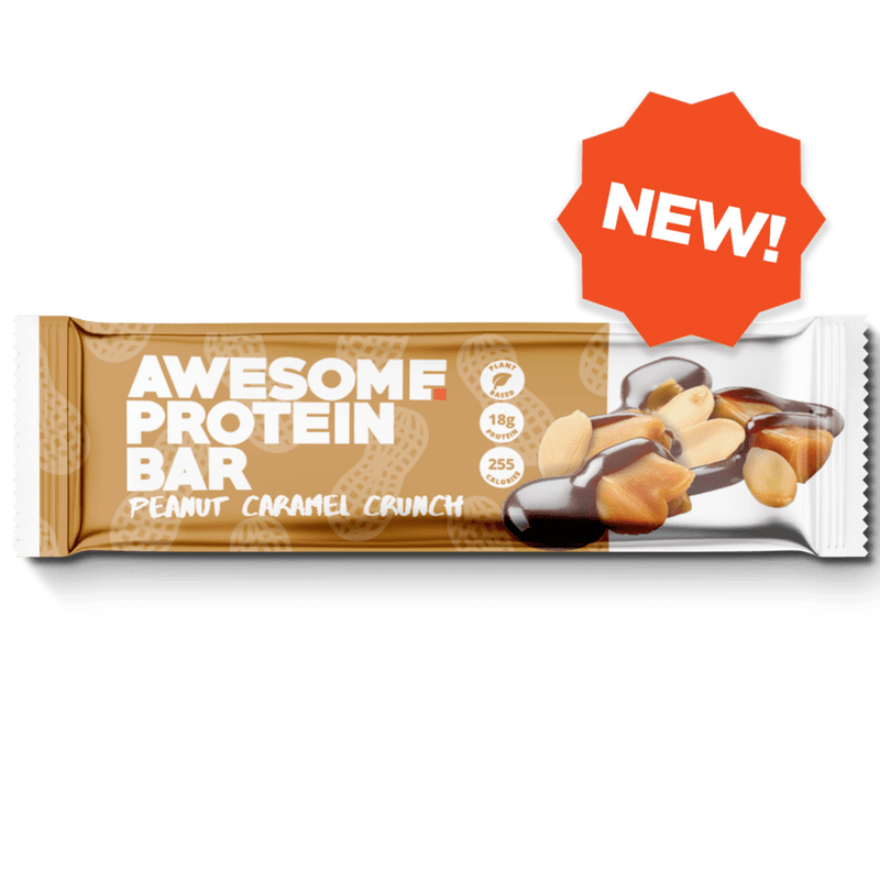 Awesome Protein Bar Box (12 Bars) -  Peanut Caramel Crunch