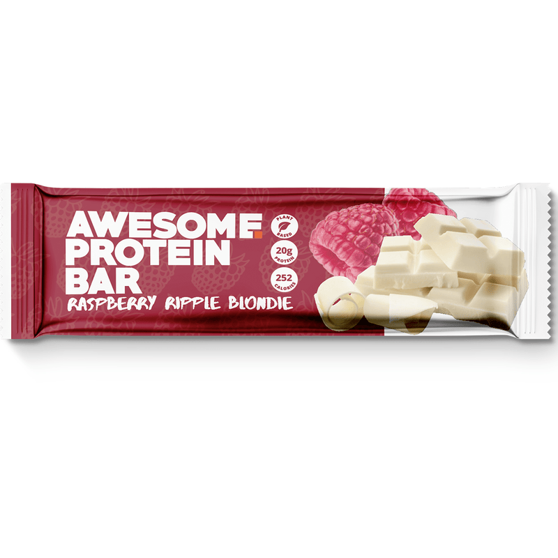 Awesome Protein Bar -  Raspberry Ripple Blondie - Protein Parcel