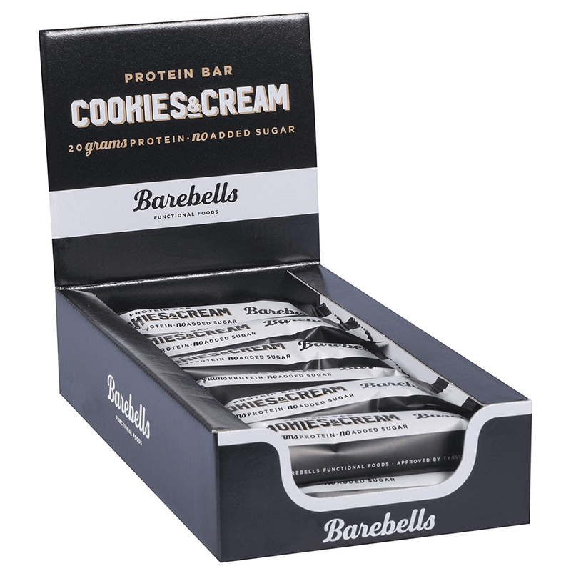 Barebells Cookies & Cream Protein Bar Box (12 Bars) - Protein Parcel