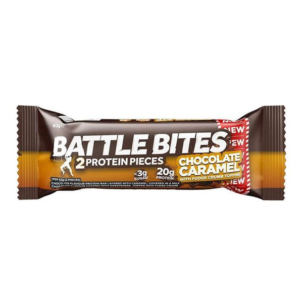 Battle Snacks Battle Bites Chocolate Caramel Protein Bar - Protein Parcel