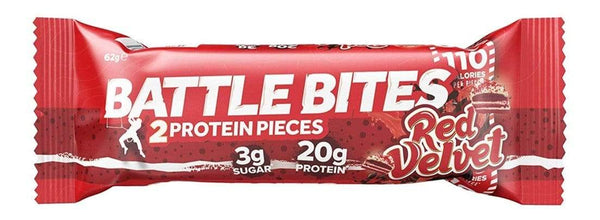 Battle Snacks Battle Bites Red Velvet Protein Bar - Protein Parcel