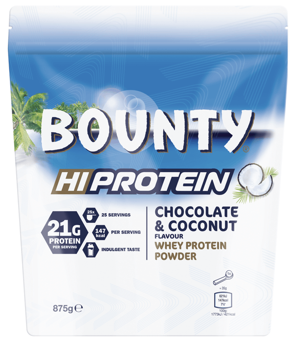 Bounty Hi-Protein Chocolate & Coconut Whey Protein Powder