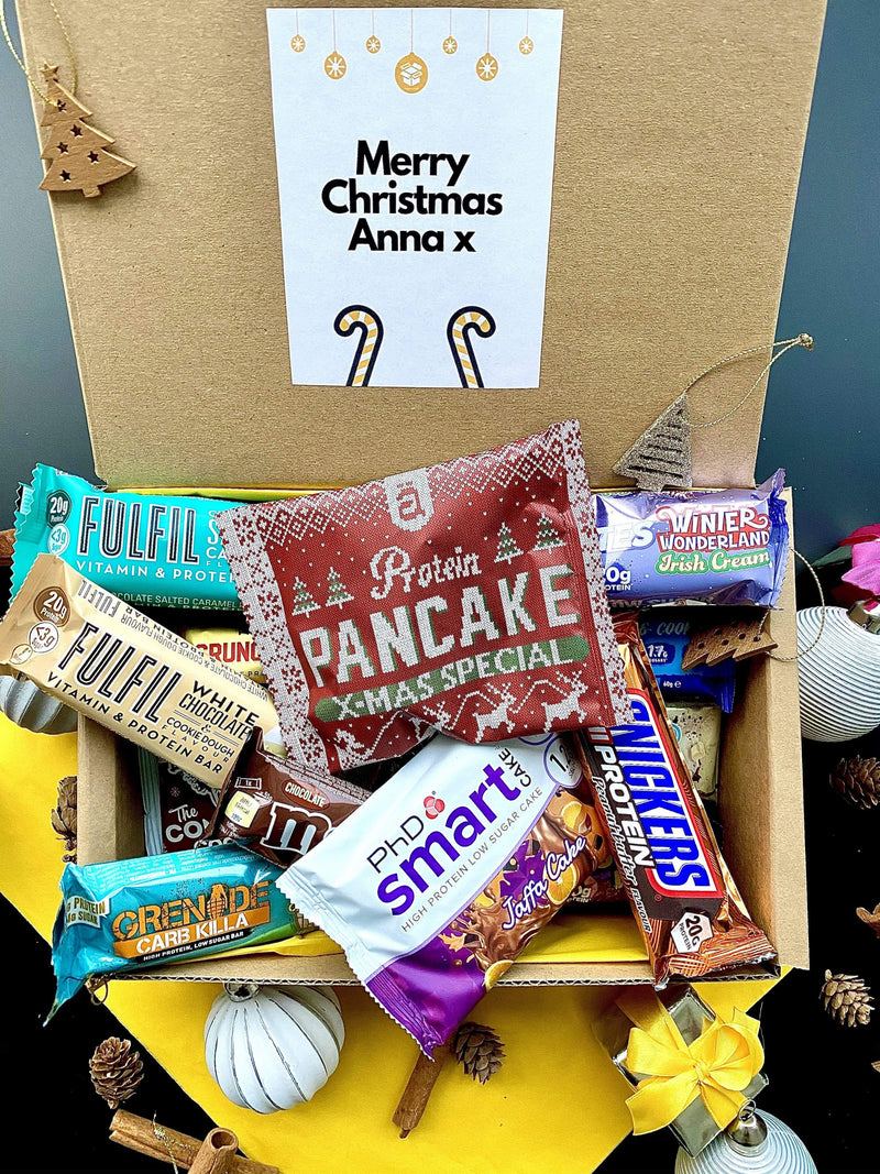 Christmas Protein Bar Selection\Gift Box (12 Bars) - Protein Parcel