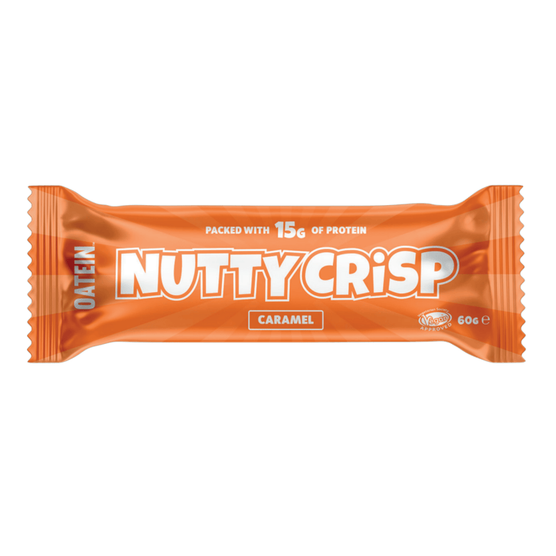 Oatein Nutty Crisp Fruit & Nut Protein Bar - Caramel