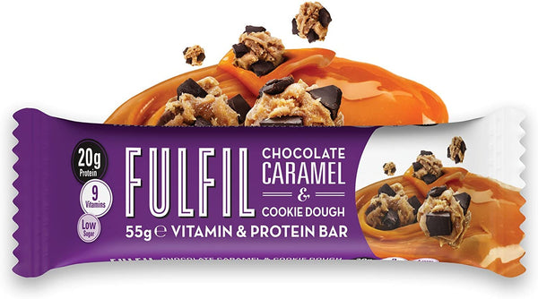 Fulfil Chocolate Caramel & Cookie Dough Protein Bar - Protein Parcel