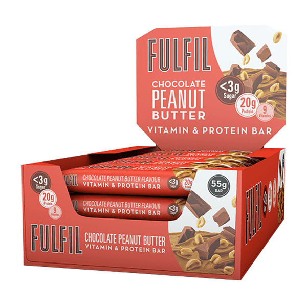 Fulfil Chocolate Peanut Butter Protein Bar Box ( 15 Bars) - Protein Parcel