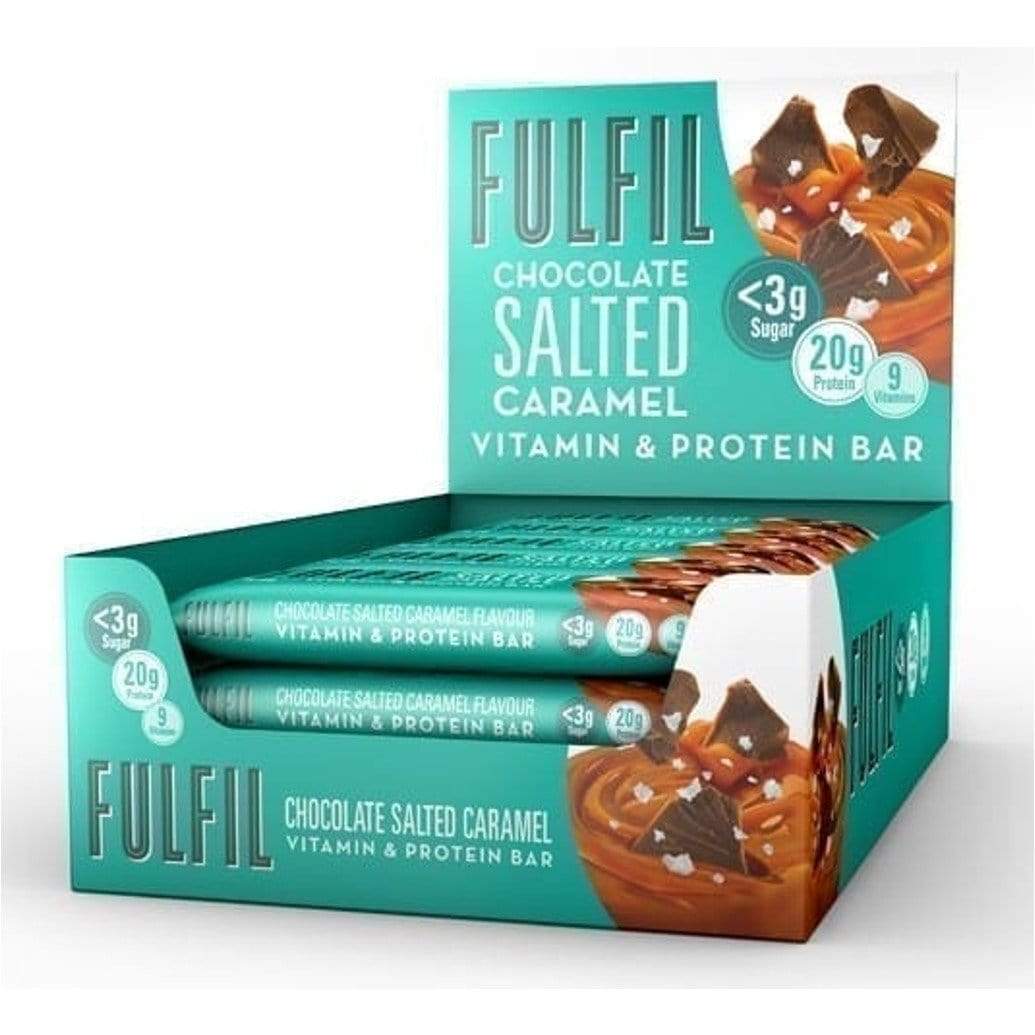 Fulfil Salted Caramel Protein Bar Box (15 Bars) – Protein Parcel