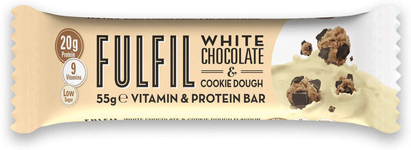 Fulfil White Chocolate & Cookie Dough Protein Bar - Protein Parcel