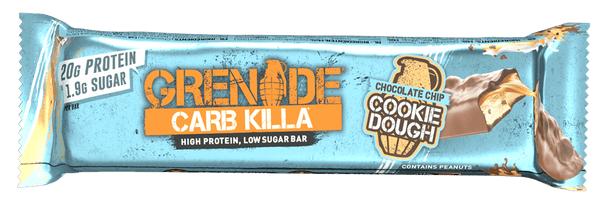 Grenade Carb Killa Chocolate Chip Cookie Dough Protein Bar - Protein Parcel