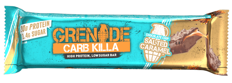 Grenade Carb Killa Chocolate Chip Salted Caramel Protein Bar - Protein Parcel