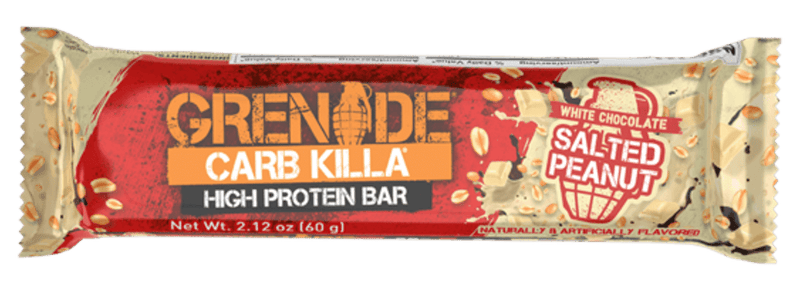 Grenade Carb Killa White Chocolate Salted Peanut Protein Bar Box (12 Bars) - Protein Parcel