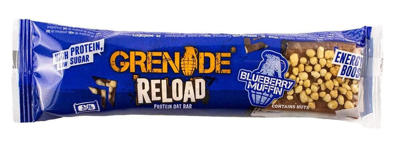 Grenade Reload Blueberry Muffin Protein Oat Bar Box (12 Bars) - Protein Parcel