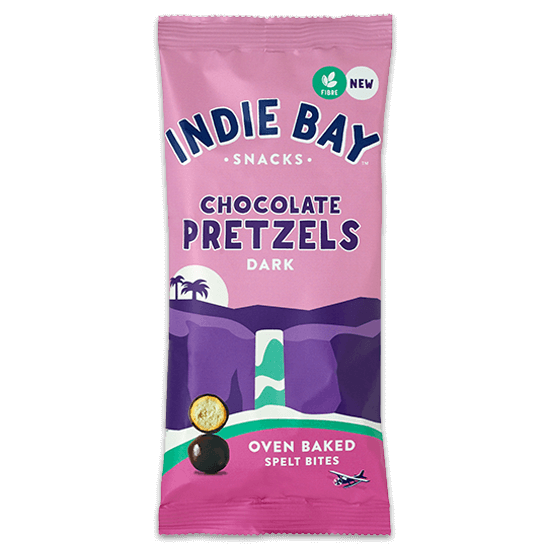 Indie Bay Snacks Dark Chocolate Pretzel Bites