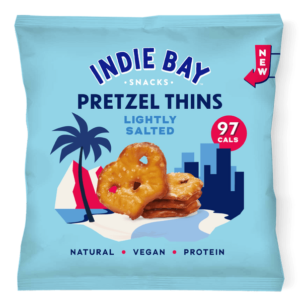 Indie Bay Snacks Pretzel Thins Lightly Salted
