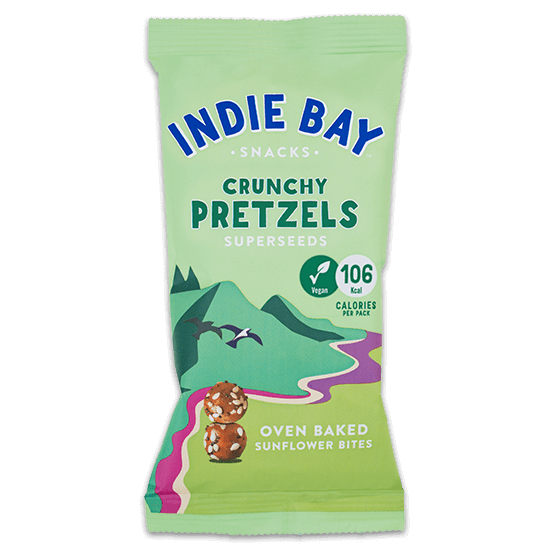 Indie Bay Snacks Sunflower & Superseeds Pretzel Bites