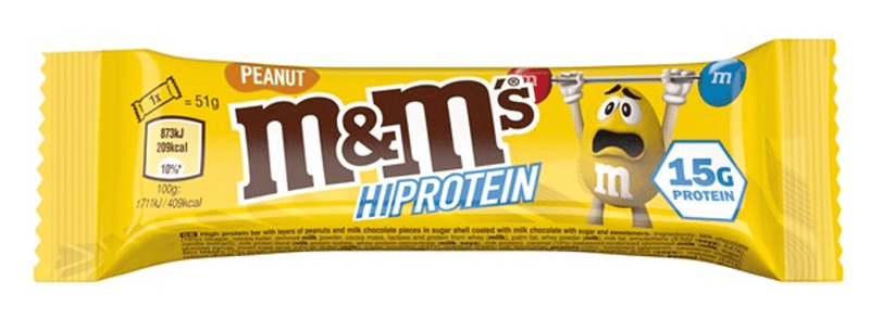 M&M's Peanut Protein Bar Box (12 Bars) - Protein Parcel