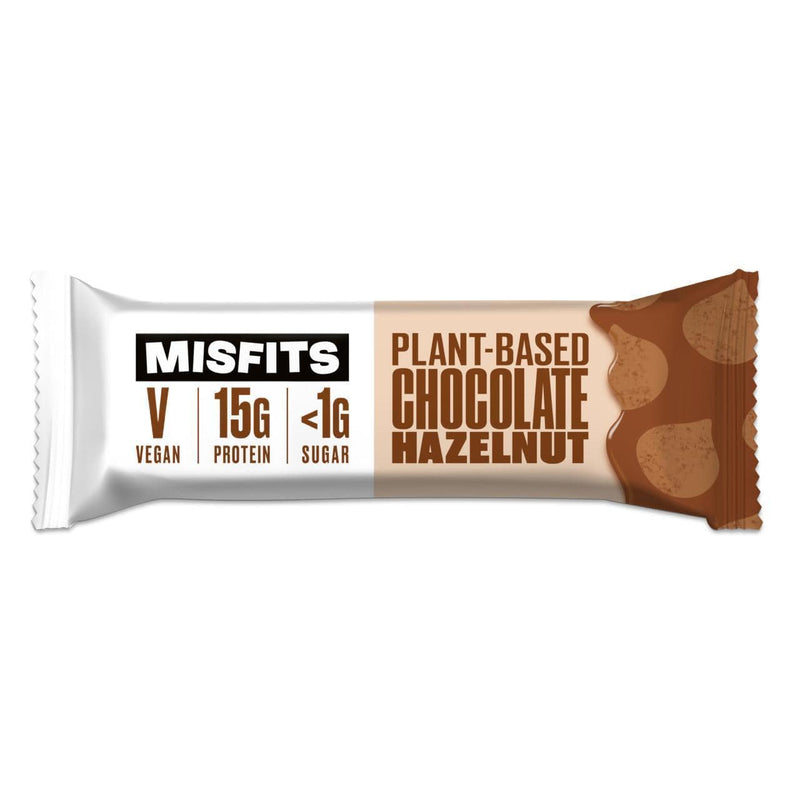 Misfits Plant-Based Chocolate Hazelnut Protein Bar - Protein Parcel