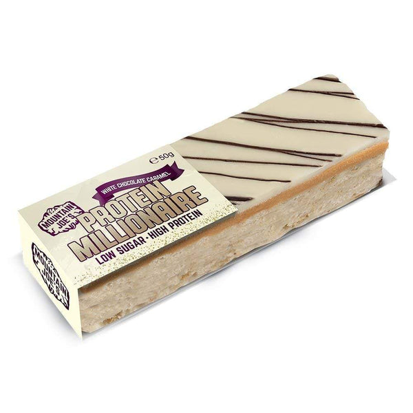 Mountain Joe's White Chocolate Caramel Protein Millionaire Bar - Protein Parcel