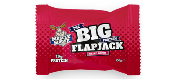 Muscle Moose The Big Protein Flapjack Mixed Berry - Protein Parcel