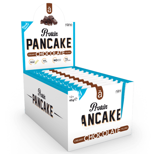 Nano Ä Supps Chocolate Protein Pancake Box (12 Pancakes) - Protein Parcel