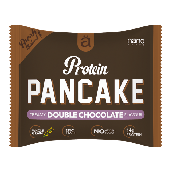 Nano Ä Supps Double Chocolate Protein Pancake Box (12 Pancakes) - Protein Parcel