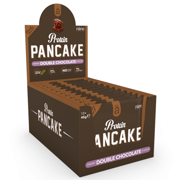 Nano Ä Supps Double Chocolate Protein Pancake Box (12 Pancakes) - Protein Parcel
