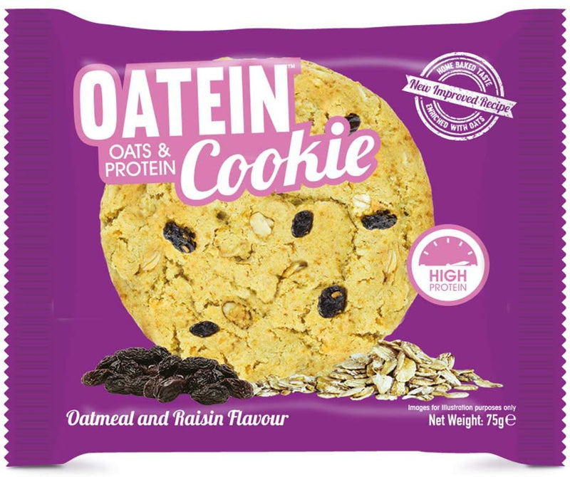 Oatein Cookie - Oatmeal & Raisin Flavour Protein Cookie - Protein Parcel