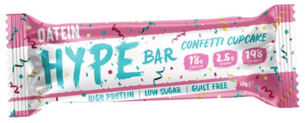 Oatein Hype Bar - Confetti Cupcake Flavour Protein Bar - Protein Parcel