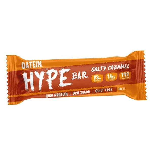 Oatein Hype Bar - Salty Caramel Flavour Protein Bar - Protein Parcel