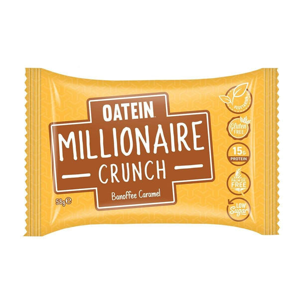 Oatein Millionaire Crunch Bar - Banoffee Caramel Flavour Protein Bar - Protein Parcel