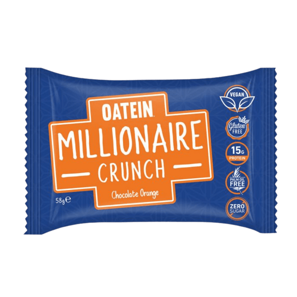 Oatein Millionaire Crunch Bar - Chocolate Orange Flavour Protein Bar - Protein Parcel