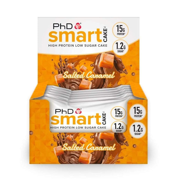PhD Salted Caramel Flavour Protein Smart Cake Box (12 Cakes) - Protein Parcel