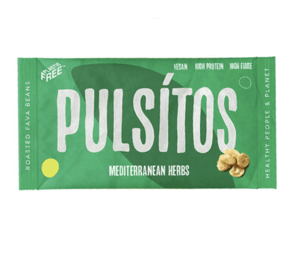 Pulsitos High Protein Roasted Fava Beans - Mediterranean Herbs