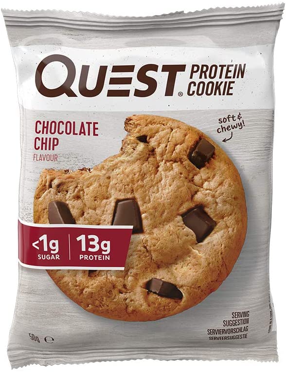 Quest Chocolate Chip Protein Cookie Box (12 Cookies) - Protein Parcel