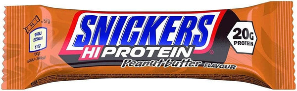 Snickers Peanut Butter Flavour Protein Bar Box (12 Bars) - Protein Parcel