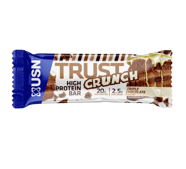 USN Trust Crunch Triple Chocolate Protein Bar - Protein Parcel