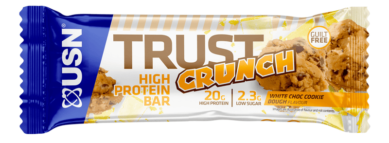 USN Trust Crunch White Chocolate Cookie Dough Protein Bar - Protein Parcel